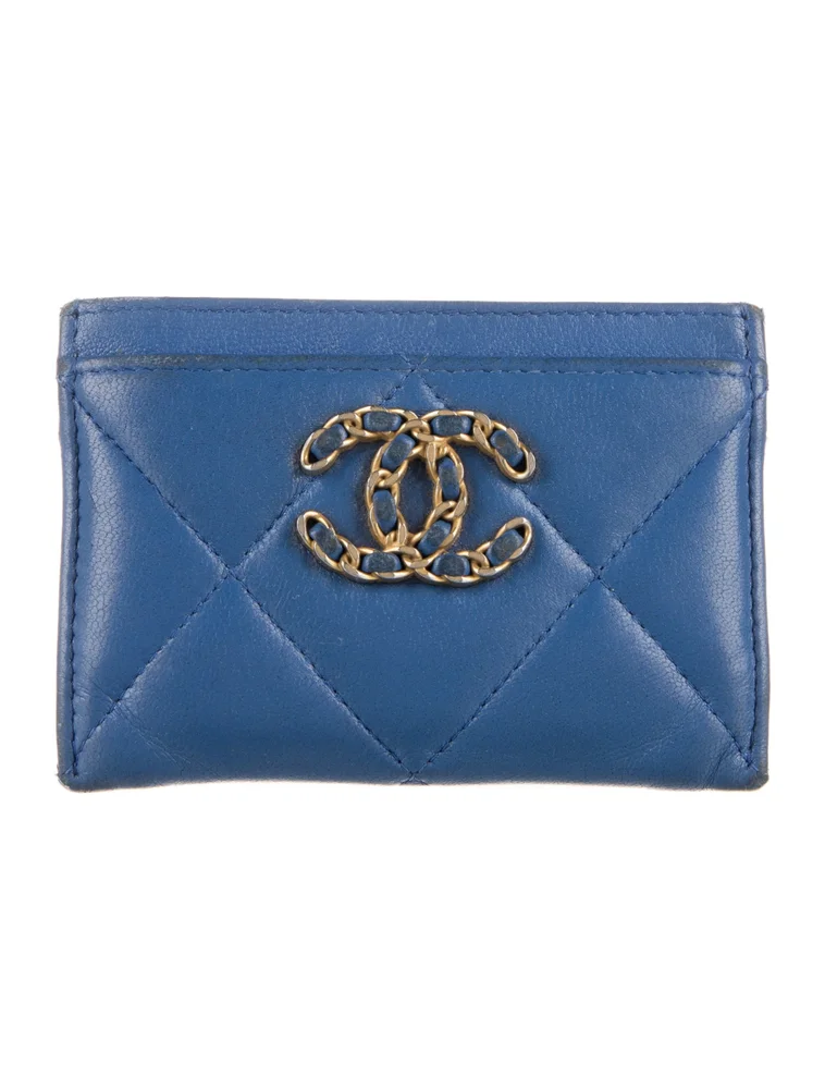 19 Card Holder Interlocking CC Logo Card Holder