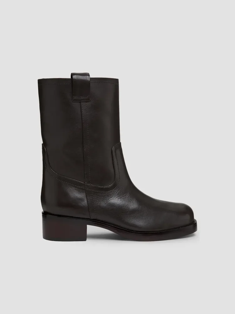 40MM Leather Motorcycle Boots