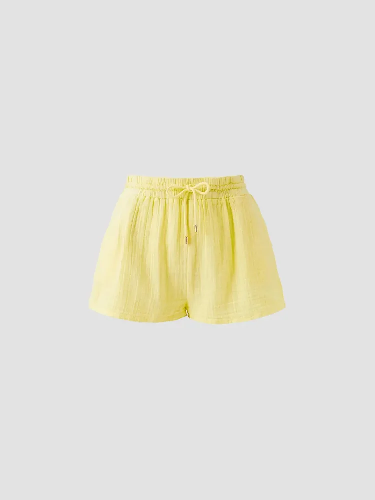 Abbie Cotton Muslin Shorts