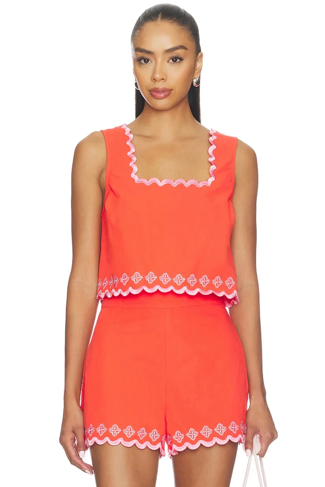 Amaya Embroidered Top
