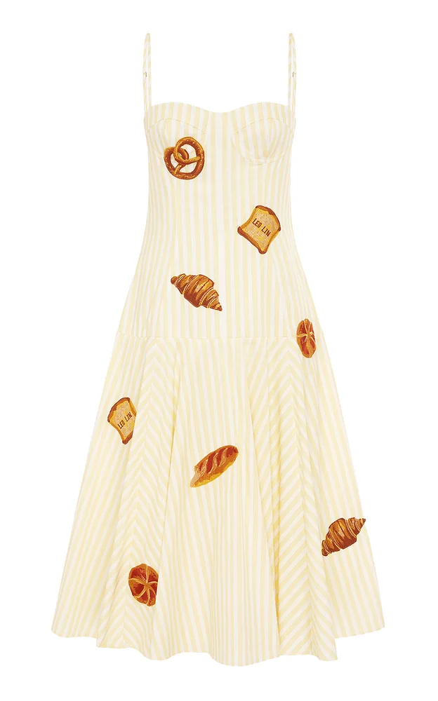 Marisol Embroidered Cotton Midi Dress