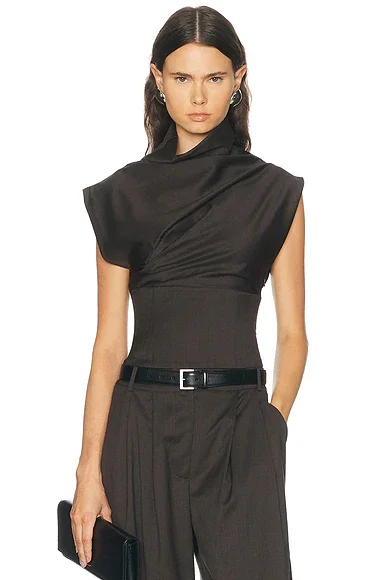 Tailored Corset Waist Top