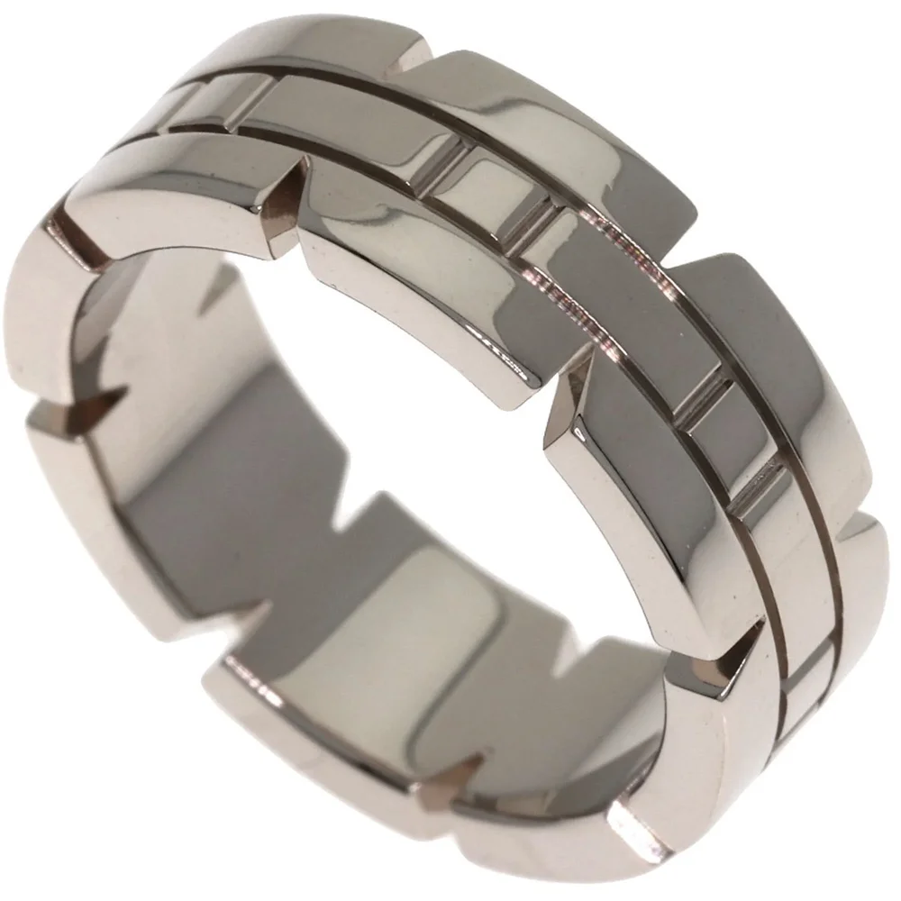 Pre-Owned Cartier Tank Française Ring 18K White Gold