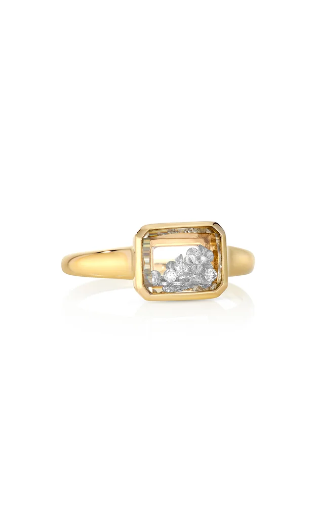 18k Yellow Gold Neue Step-Cut Ring Petite