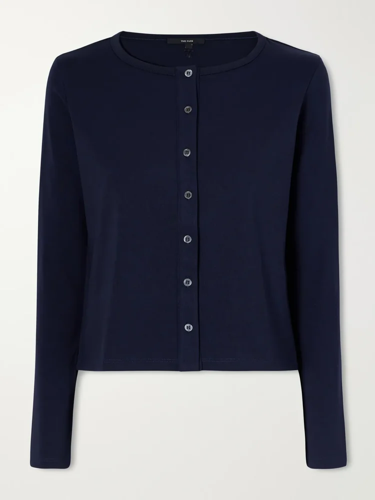 Arely MicroTENCEL™-blend jersey cardigan