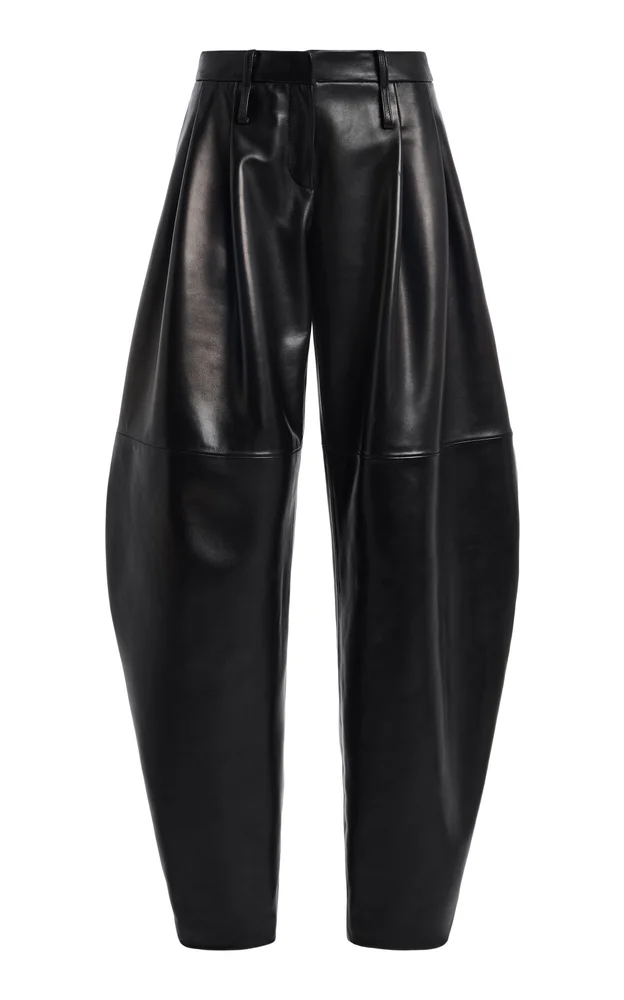 The Dean Leather Balloon-Leg Pants