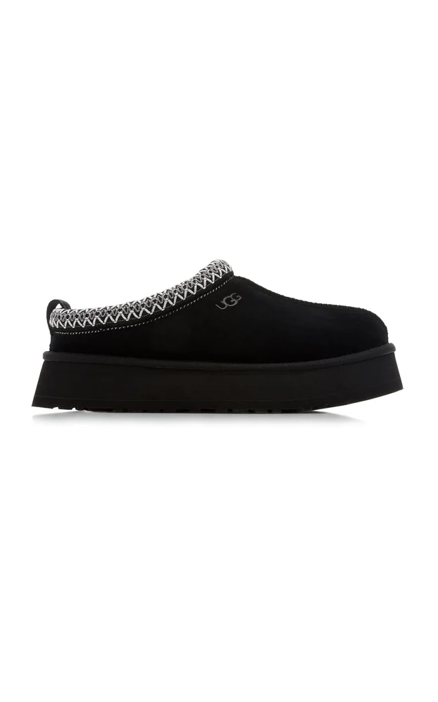 Taz Sheepskin Platform Slippers