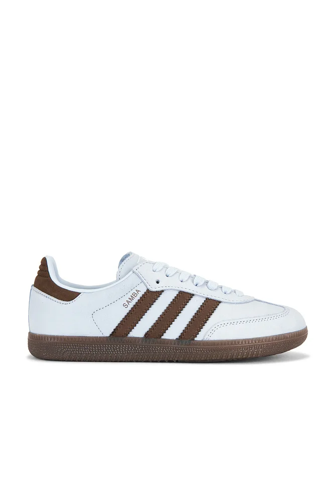 Samba OG Sneaker in Crystal Sky Earth Strata Footwear White