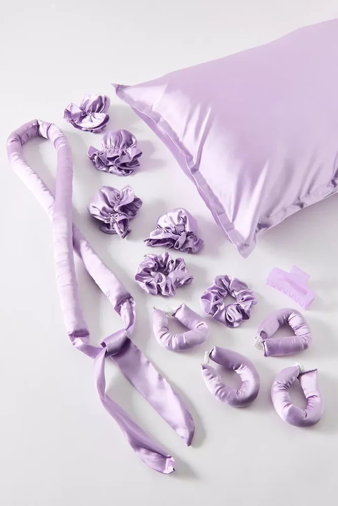 Satin Heatless Curl Style Kit