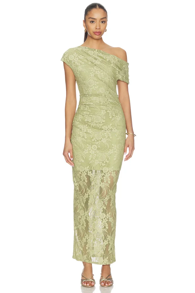Fiorella Off The Shoulder Maxi Dress