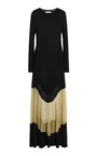 Roanne Panelled Knit Maxi Dress