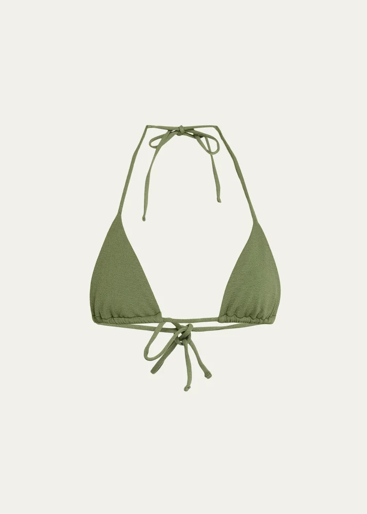 String Triangle Bikini Top