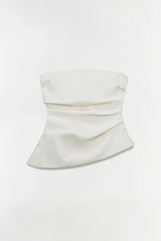 Emerson Ruched Bustier Top