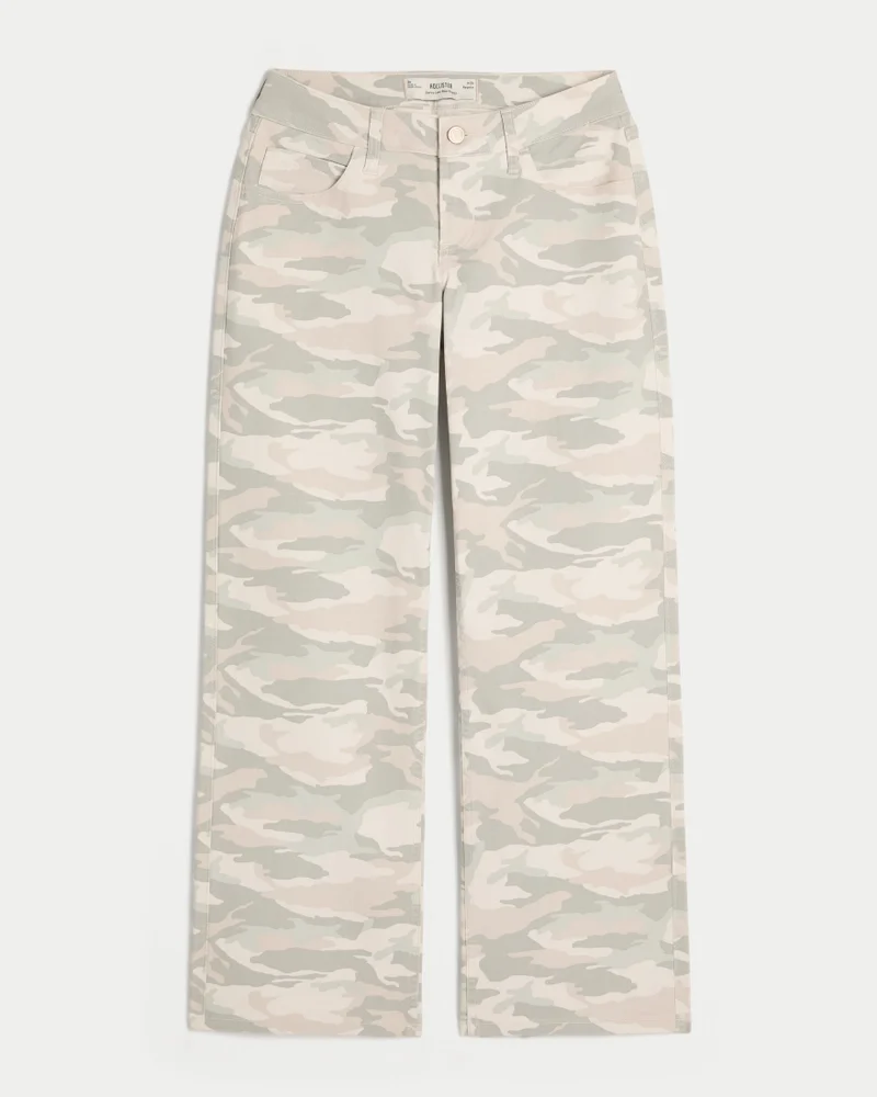 Curvy Low-rise Y2K Camo Baggy Jeans (camo)