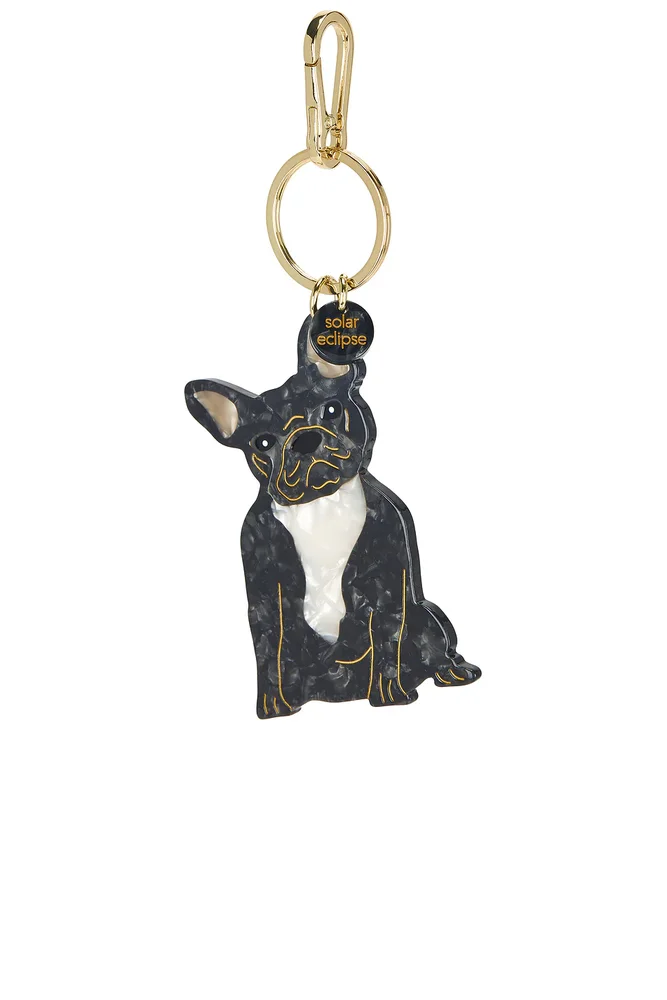 Handpainted Frenchie Dog Bag Charm