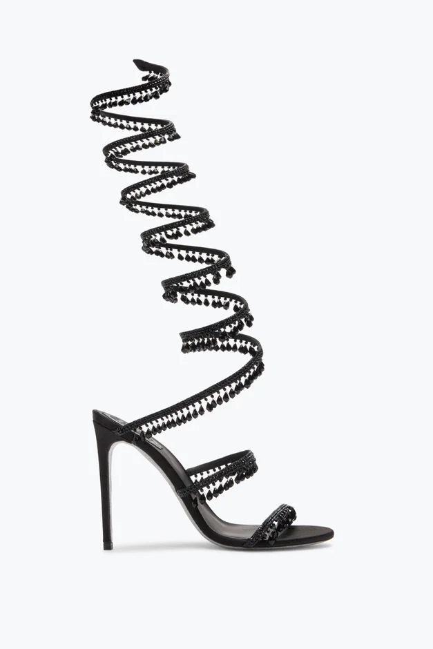 Super Chandelier Black Sandal 105