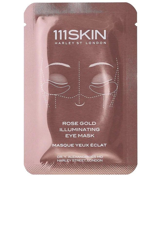 Rose Gold Illuminating Eye Mask 8 Pack