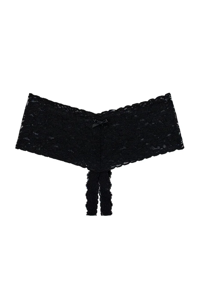 Open Gusset Retro Thong