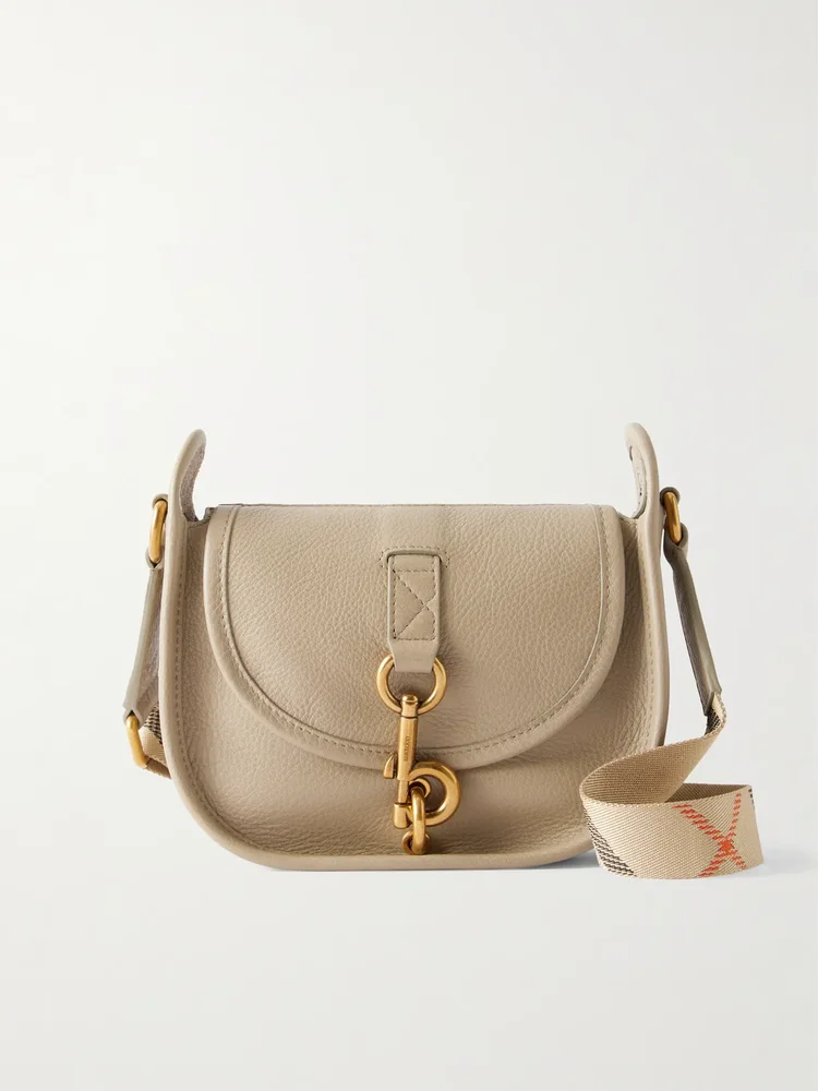 Small leather shoulder bag