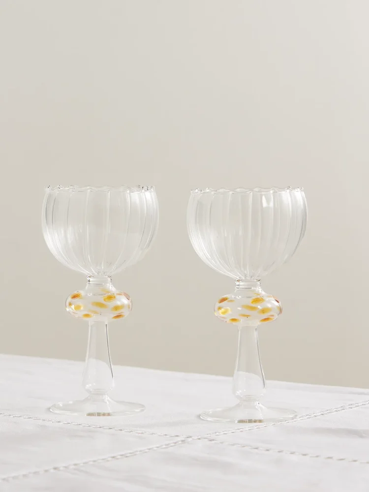 Istanbul set of two wine glasses