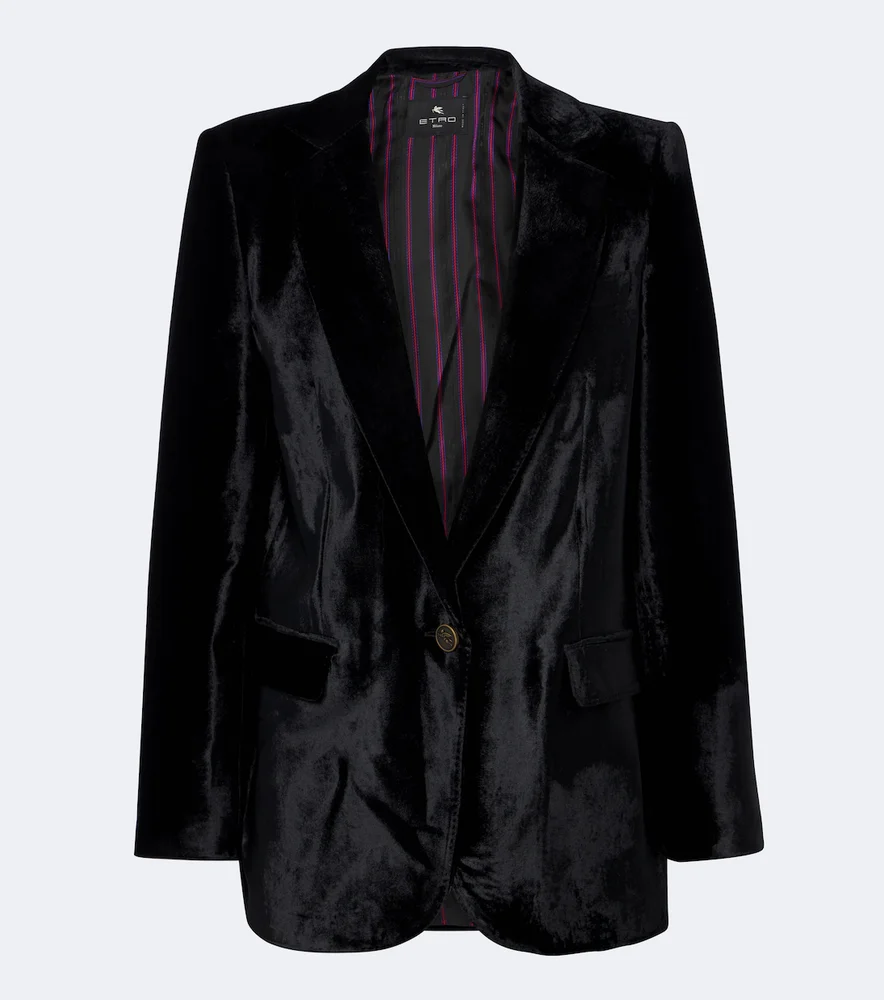 Velvet blazer
