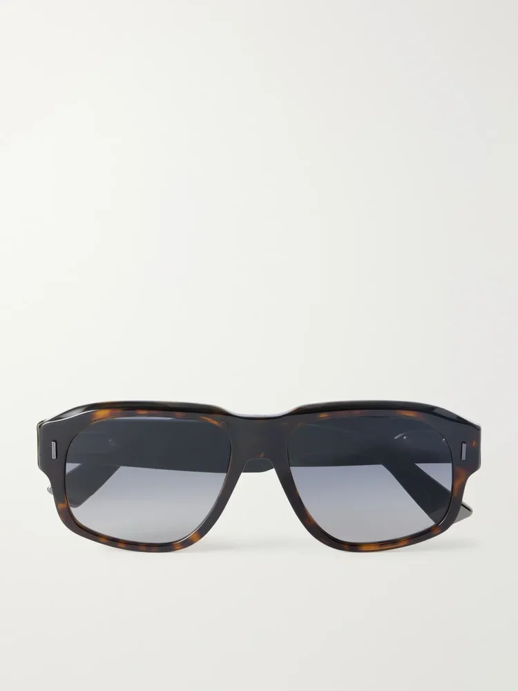 DiorTailoring N1I D-Frame Tortoiseshell Acetate Sunglasses