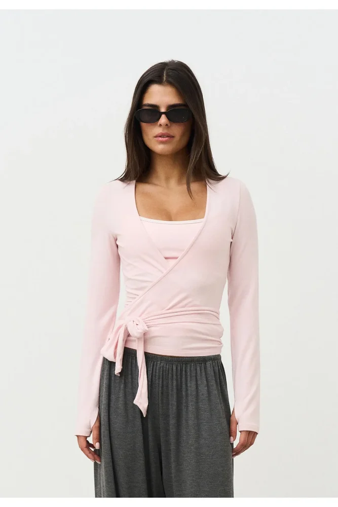 Soft Ballet Wrap Top (Ballet Slipper)