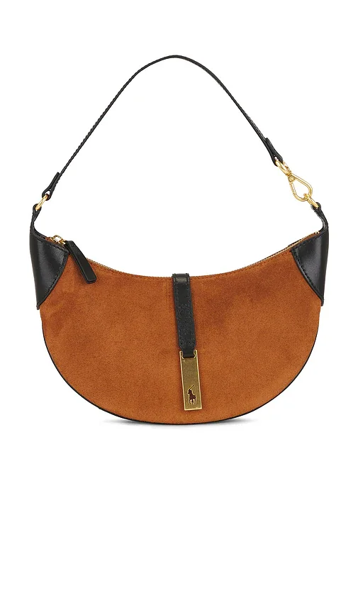 Small Suede Leather Shoulder Bag