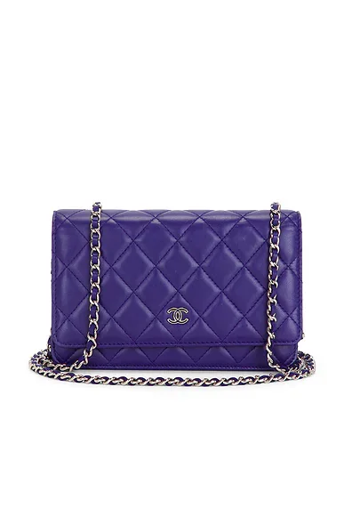 Chanel Lambskin Classic Wallet On Chain