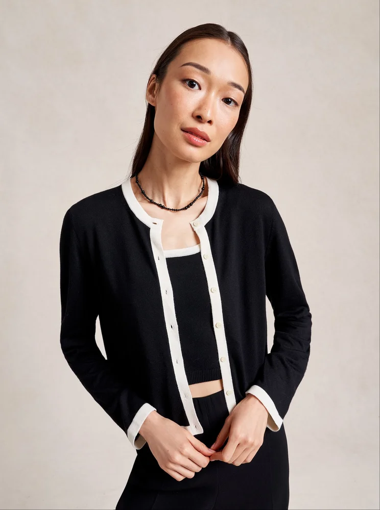 La Ligne x Dianna Agron Dianna Cardigan