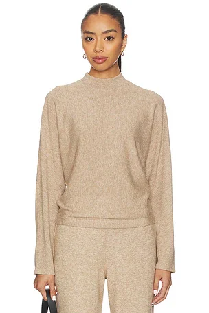 Vince Cozy Dolman Mock Neck Pullover