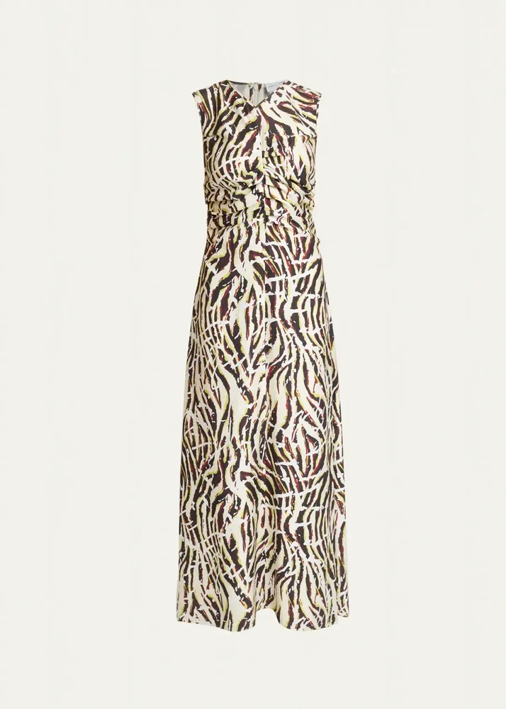 Clem Ruched Maxi Dress