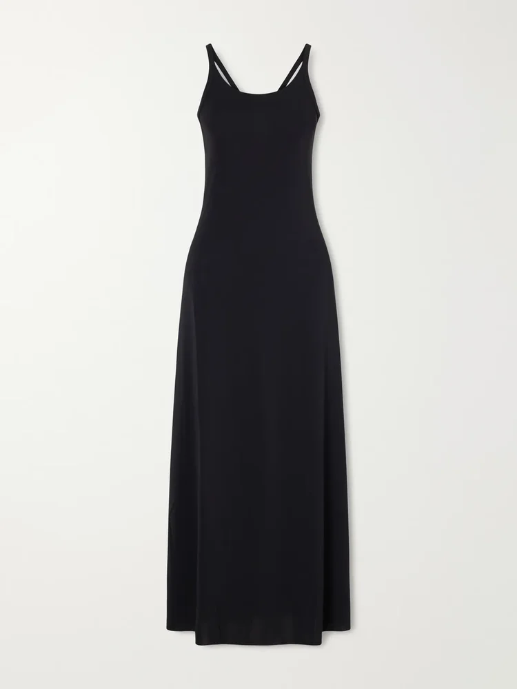 Amber stretch-jersey maxi dress