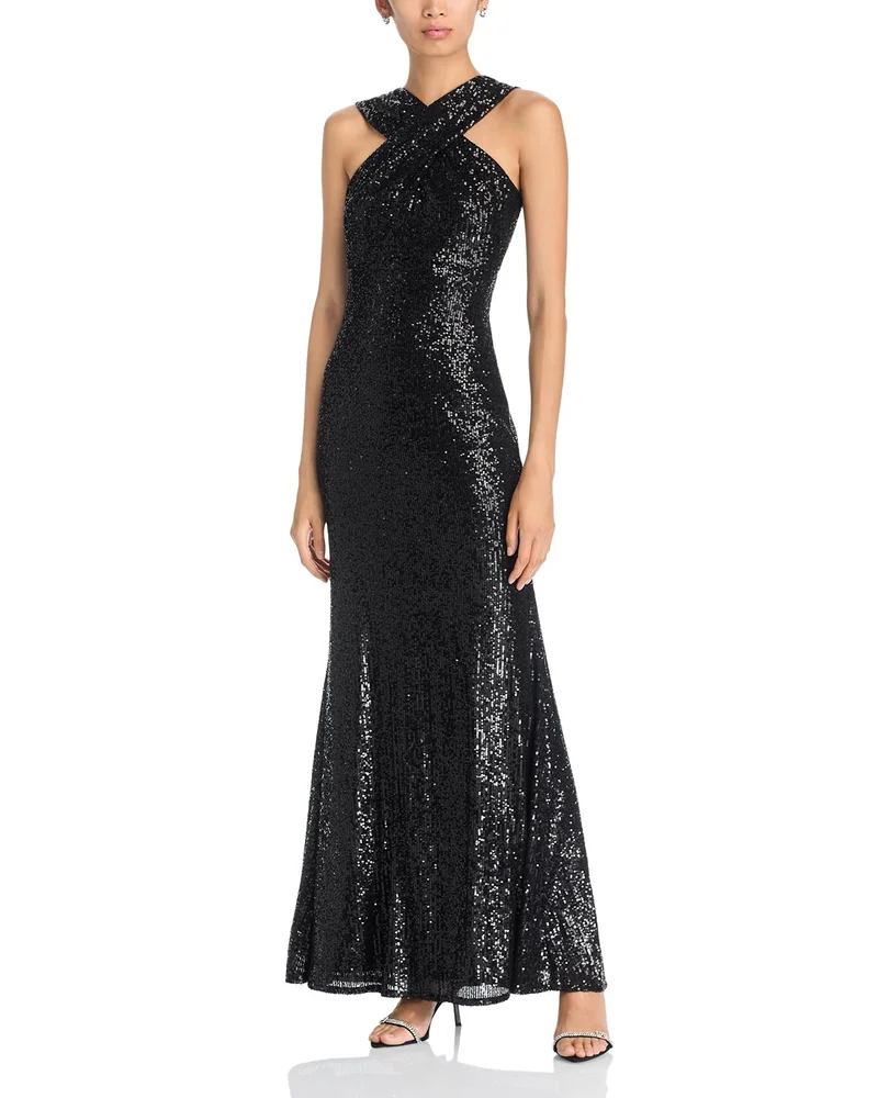 Halter Empire Waist Mermaid Dress