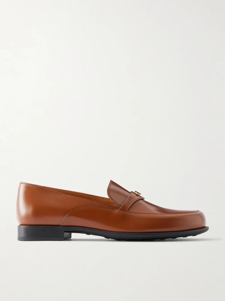 Gomma 19 logo-embellished leather loafers