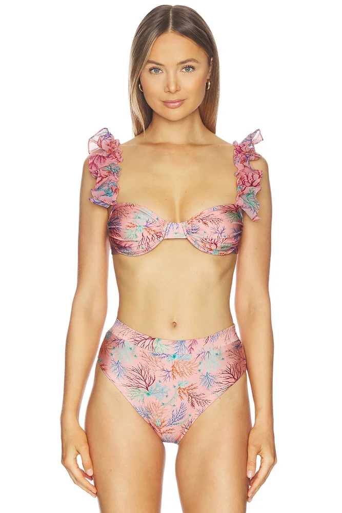 Seaweed Flutter Bikini Top