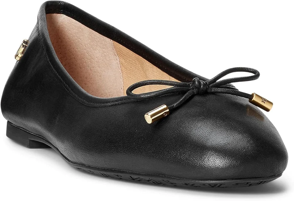 Jayna Nappa Leather Flat
