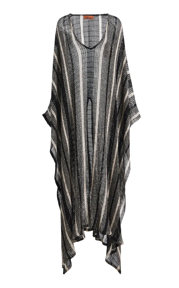 Mesh Maxi Caftan Cover-Up