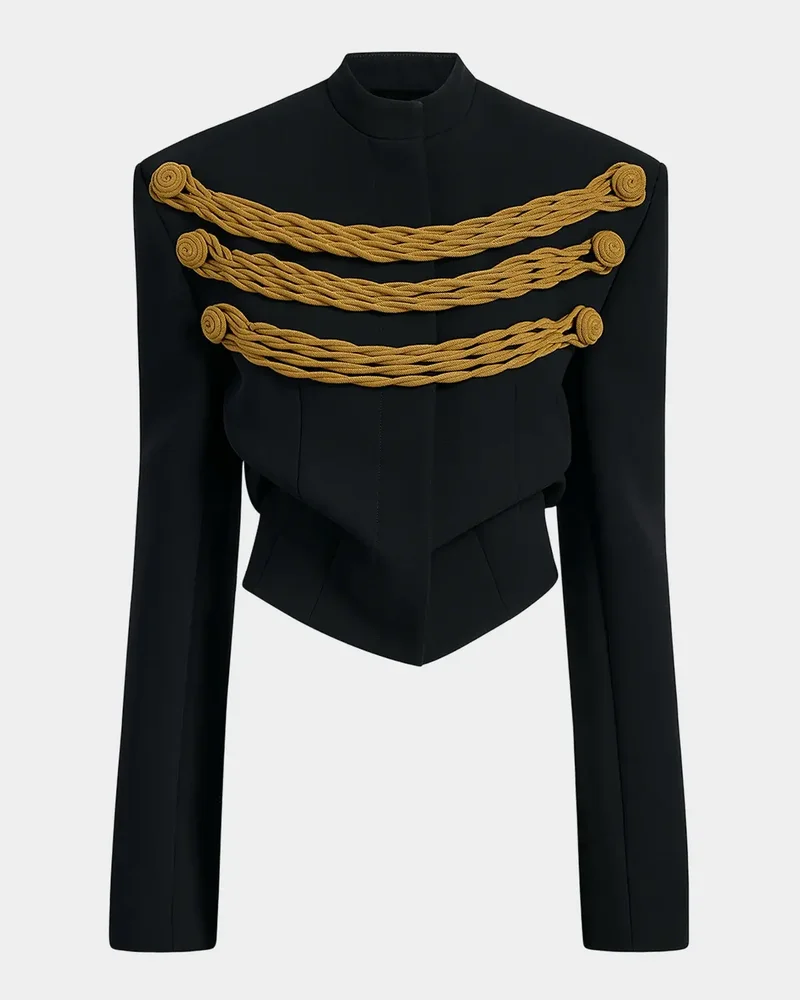 York Embellished Crop Jacket