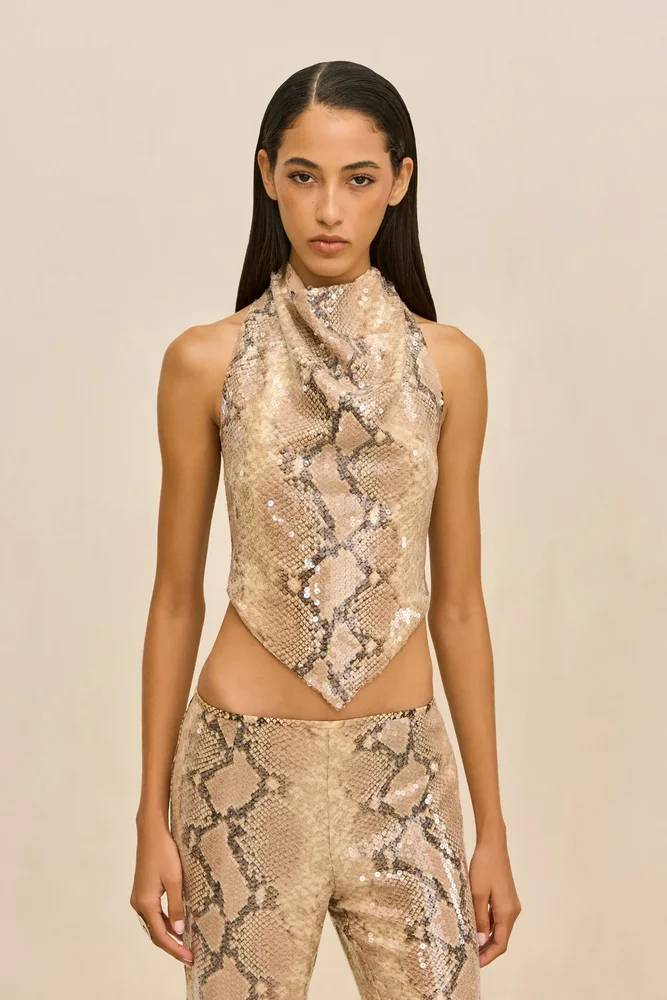 Dionea Top in Faded Python