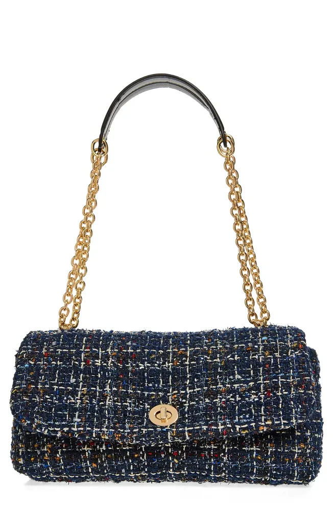 Tweed Convertible Crossbody Bag