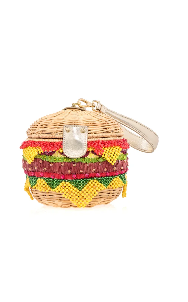 Deluxe Cheeseburger Basket Clutch