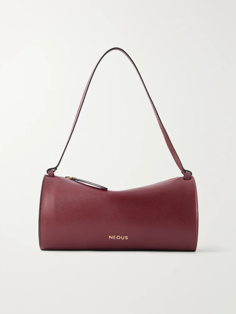 Gemini leather shoulder bag