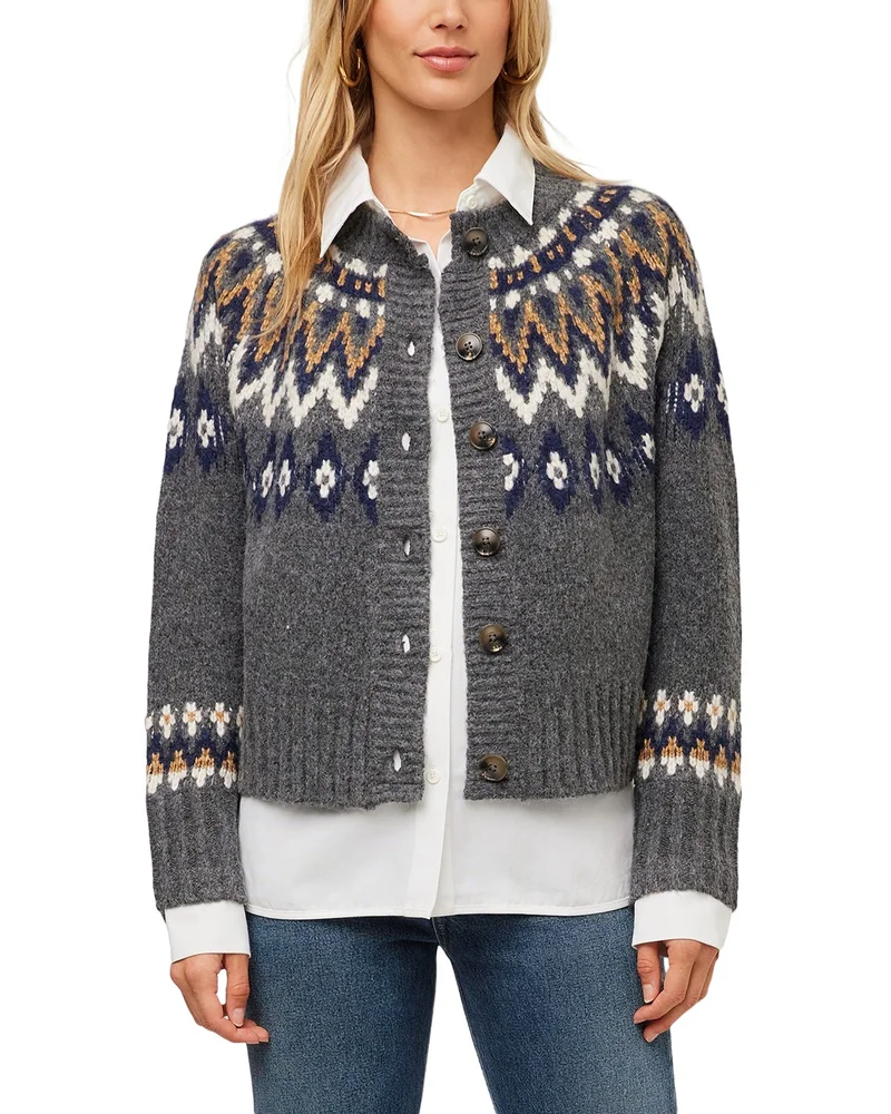 Alina Mixed Media Cardigan