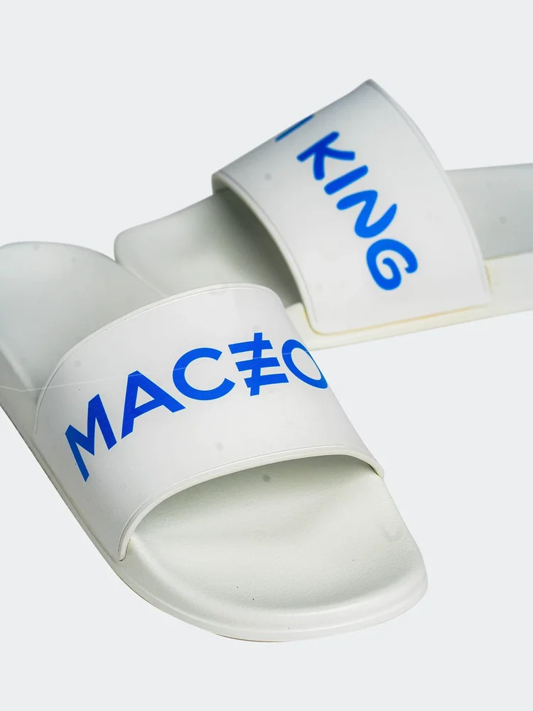 Maceoo - Men's Luxury Designer Slip Crown Blue Shoes