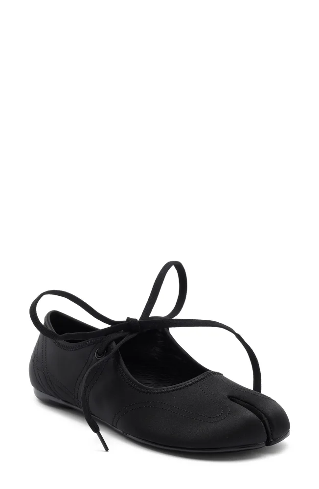 Saturna Split Toe Mary Jane Flat