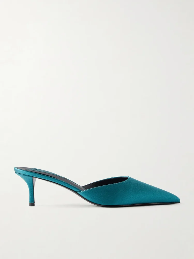 Le Coeur 55 satin mules