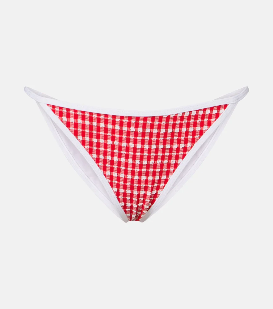 Bare Minimum gingham bikini bottoms