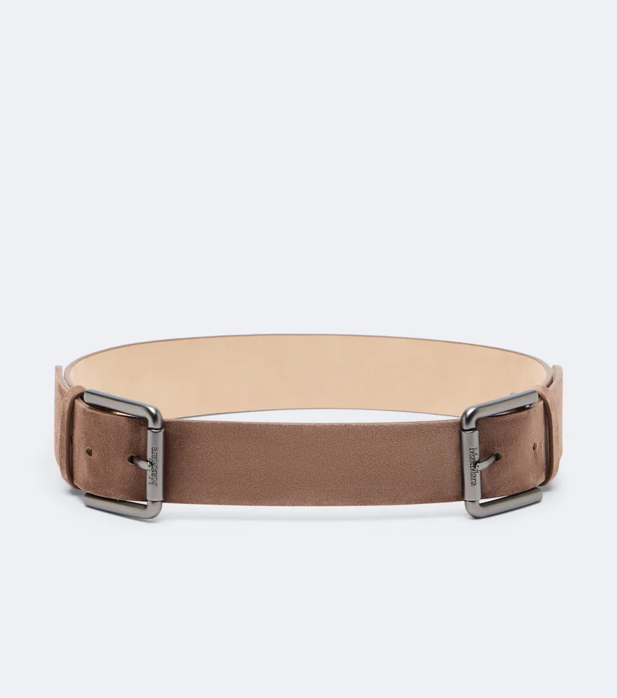 Suede belt