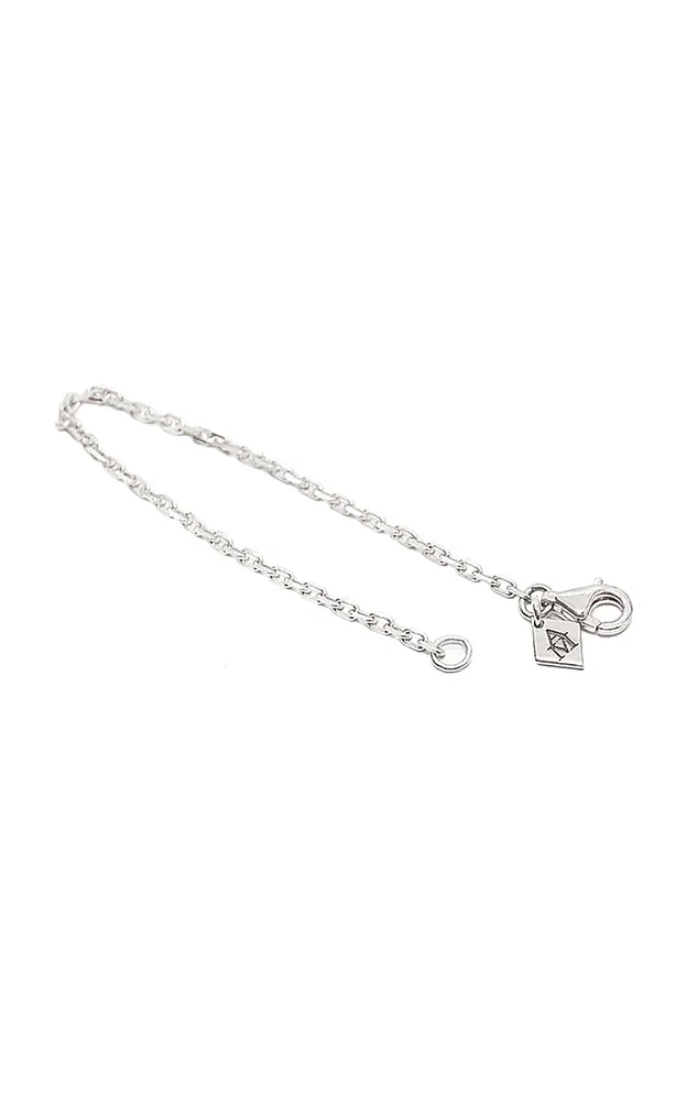 18K White Gold Bag Charm Extension Chain